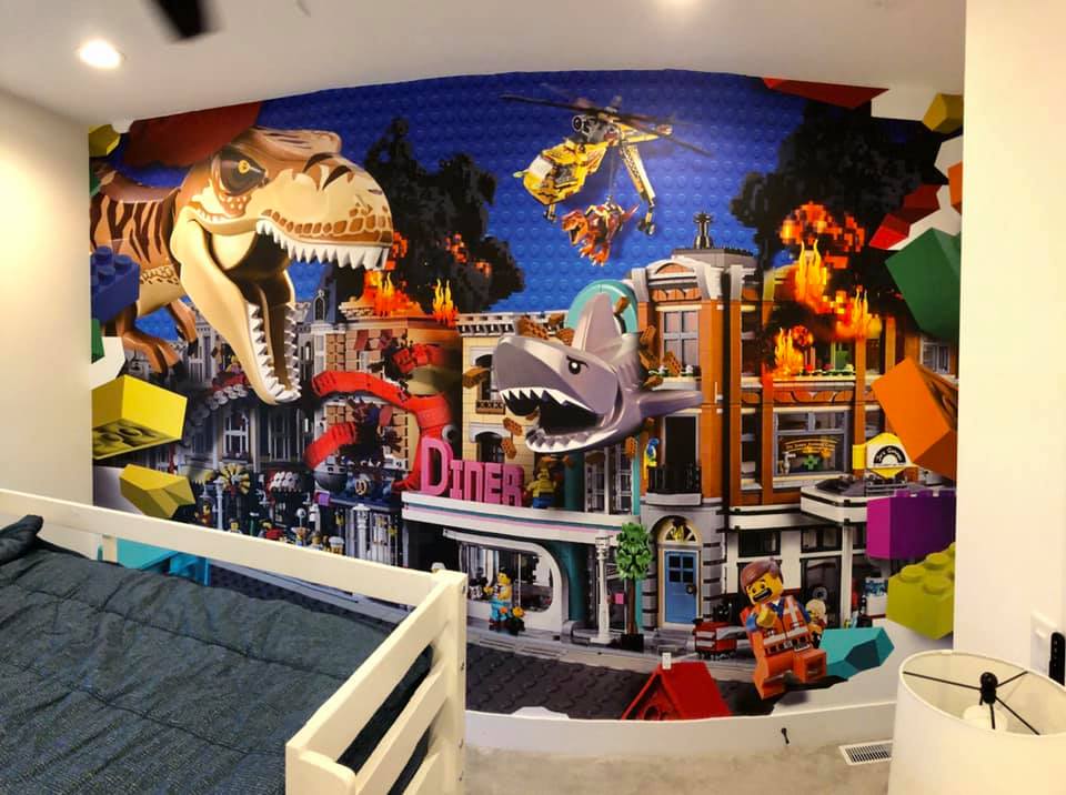 Graphics banner of cartoons