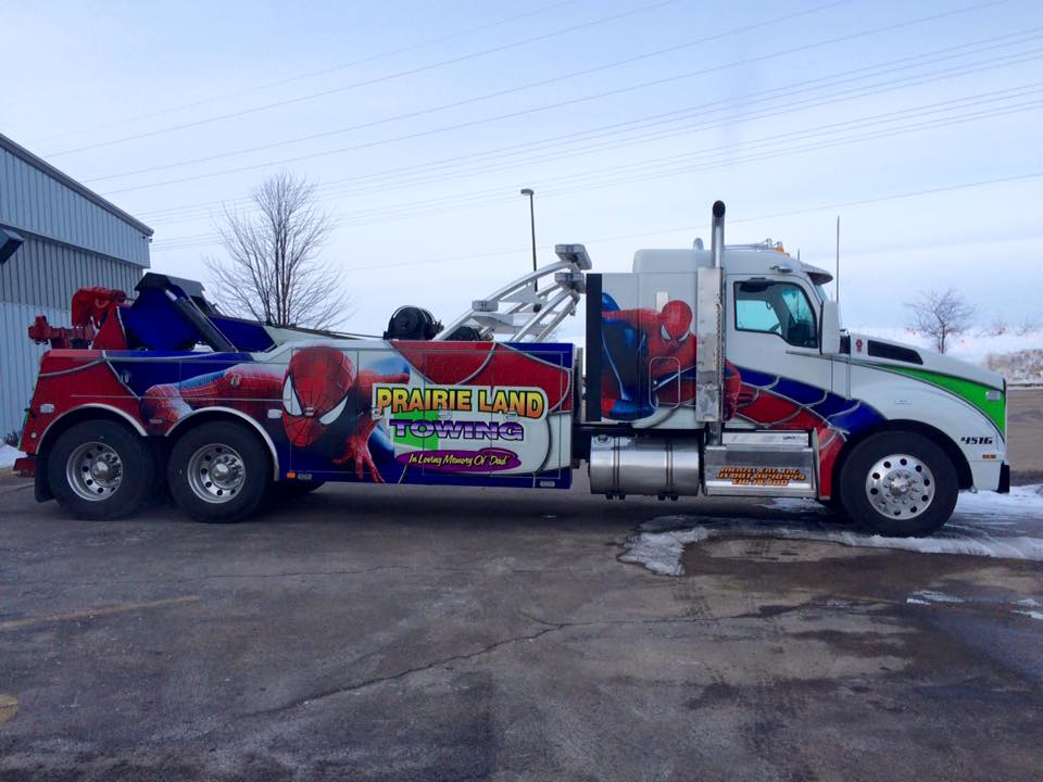 Madison Graphics Banner on a car
