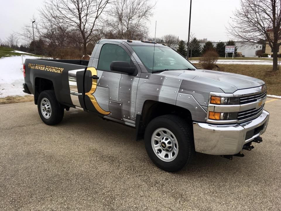 Madison Graphics Banner on a car