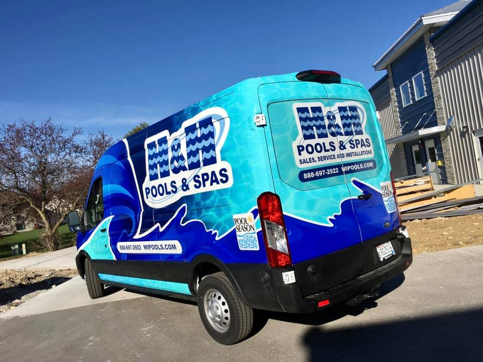 Madison Graphics Banner on a Vehicle