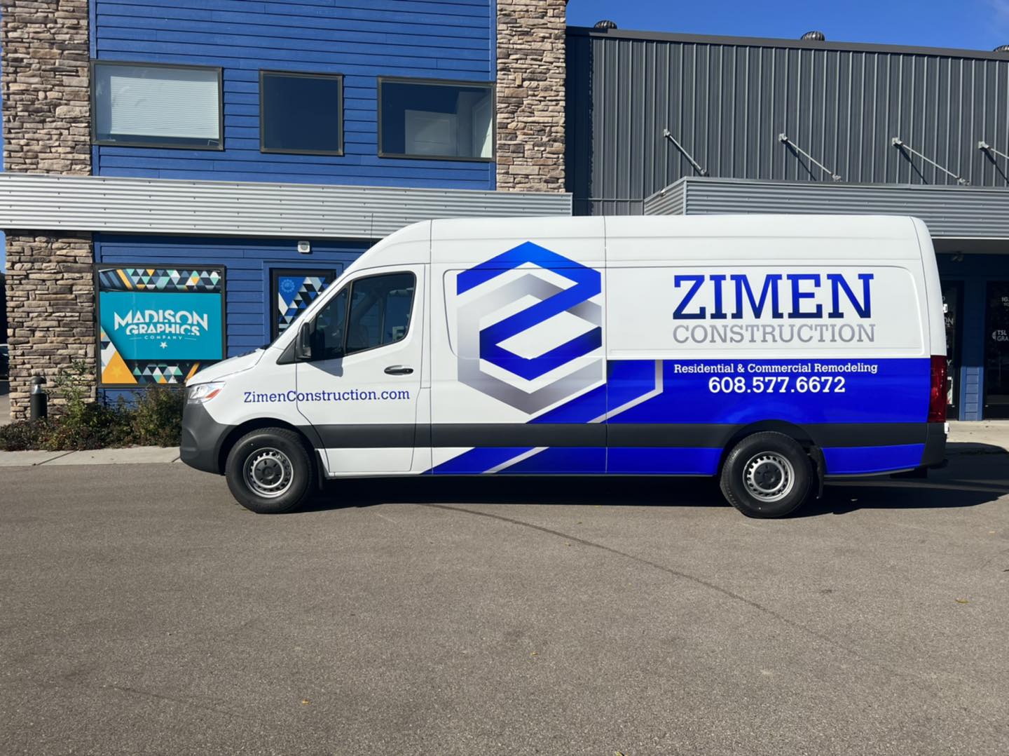 Graphics Wrapped on van