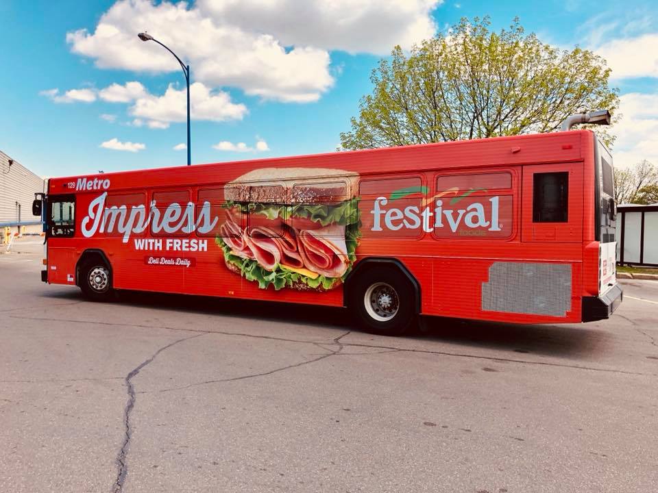 Impress With Fresh Wrap On Bus