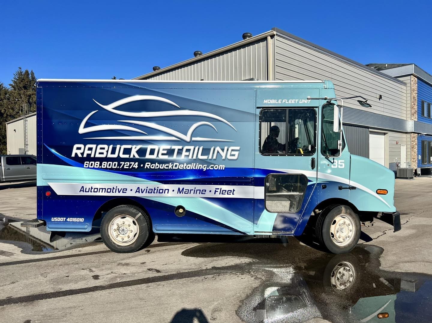 Graphics Banner on a Vehicle