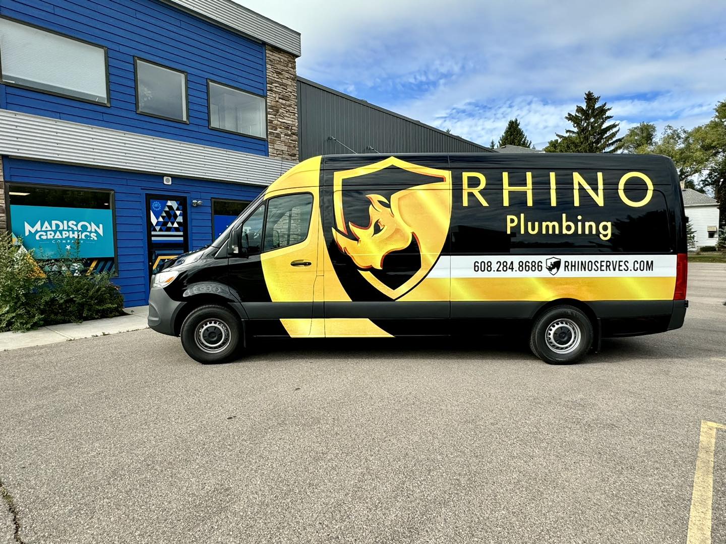 Graphics Wrapped on van
