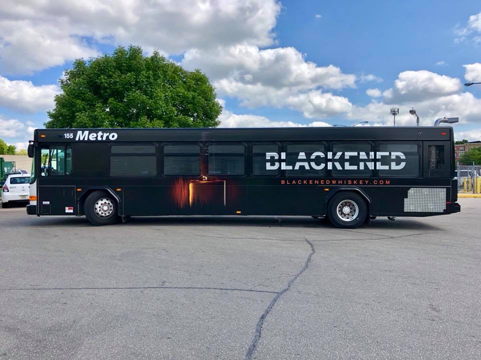 BLACKENED Graphics On Banner