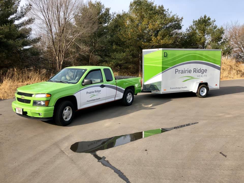 Madison Graphics Banner on a Vehicle