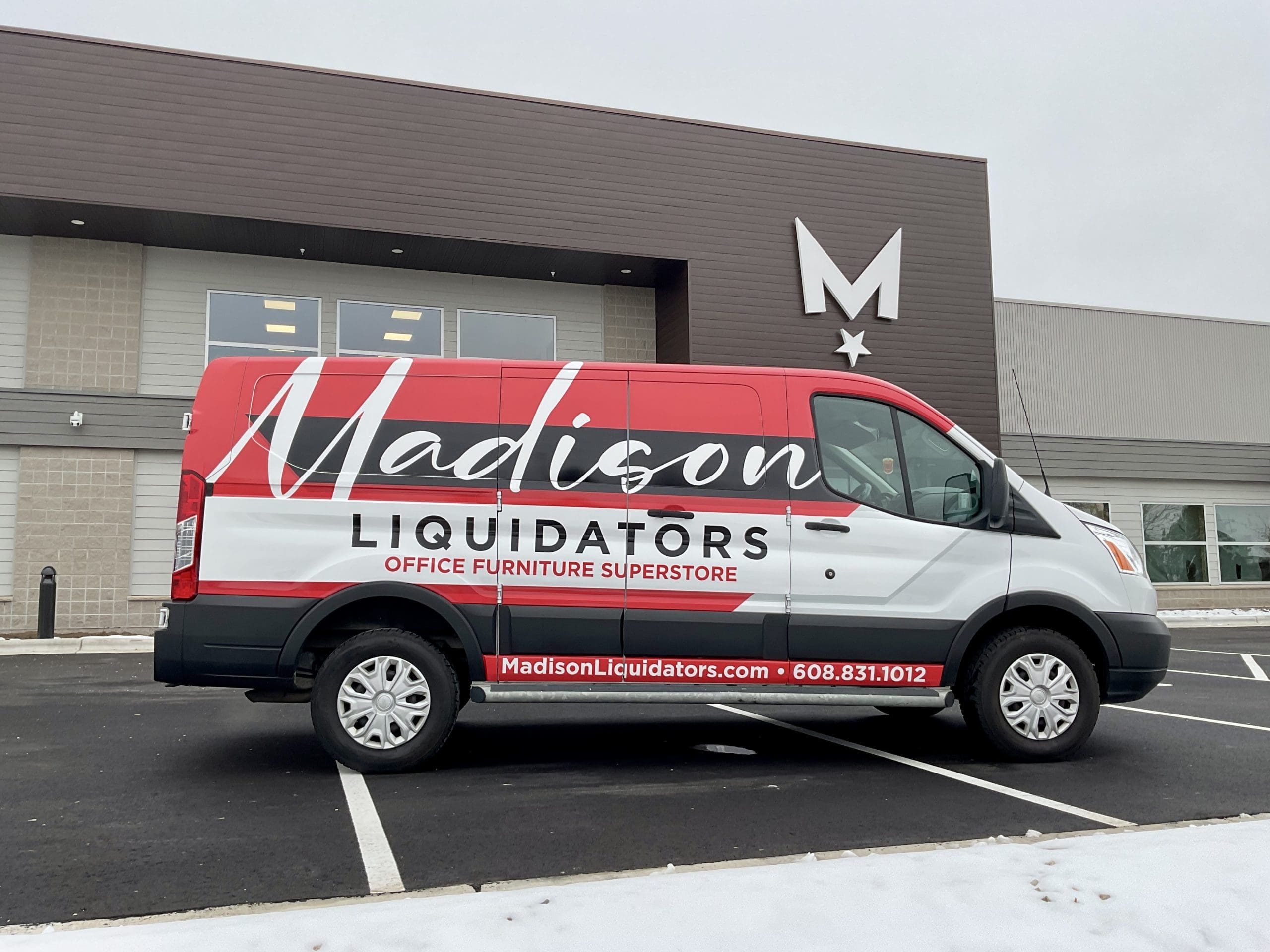 Graphics Wrapped on van