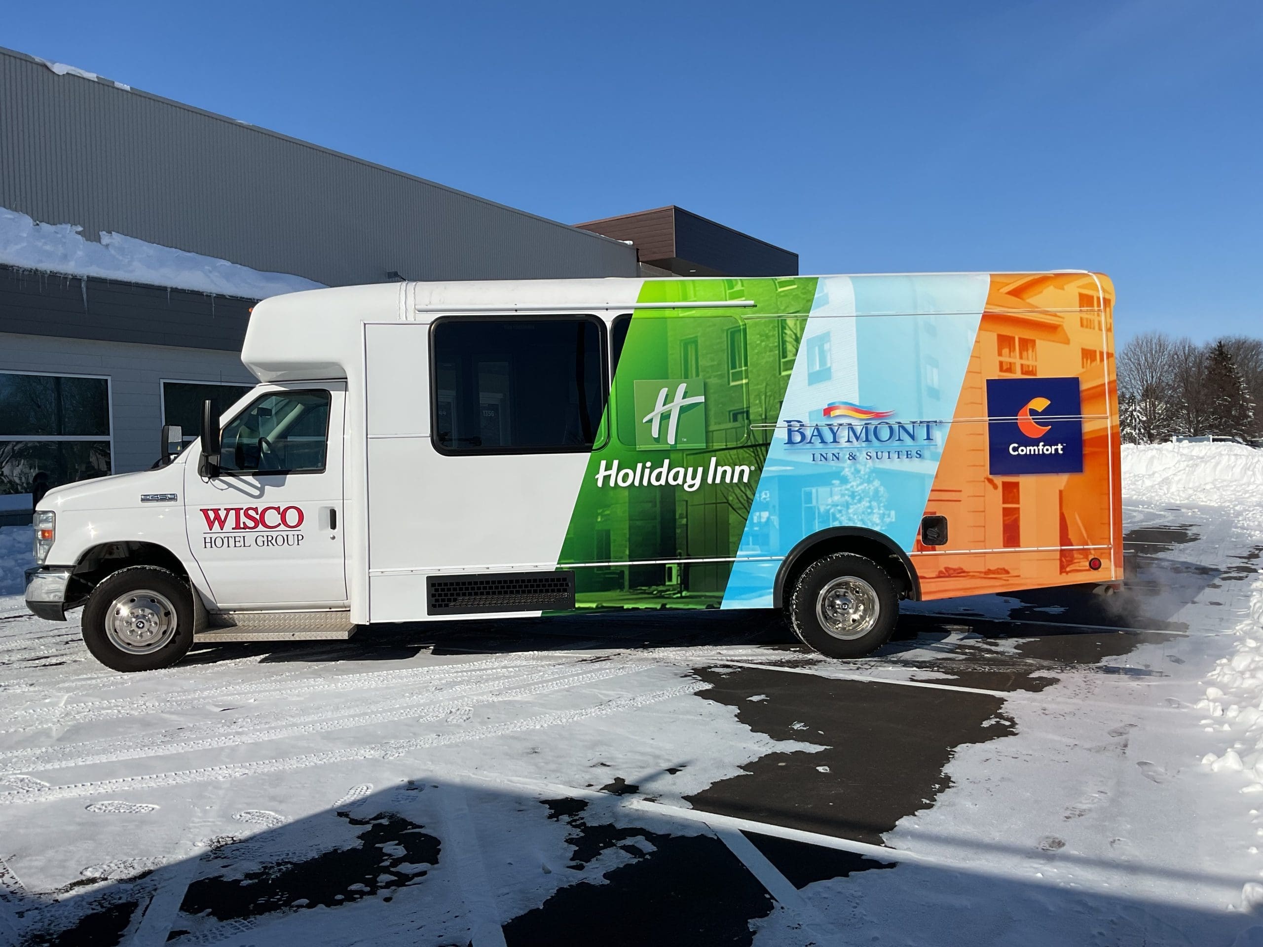 Graphics Wrapped on van