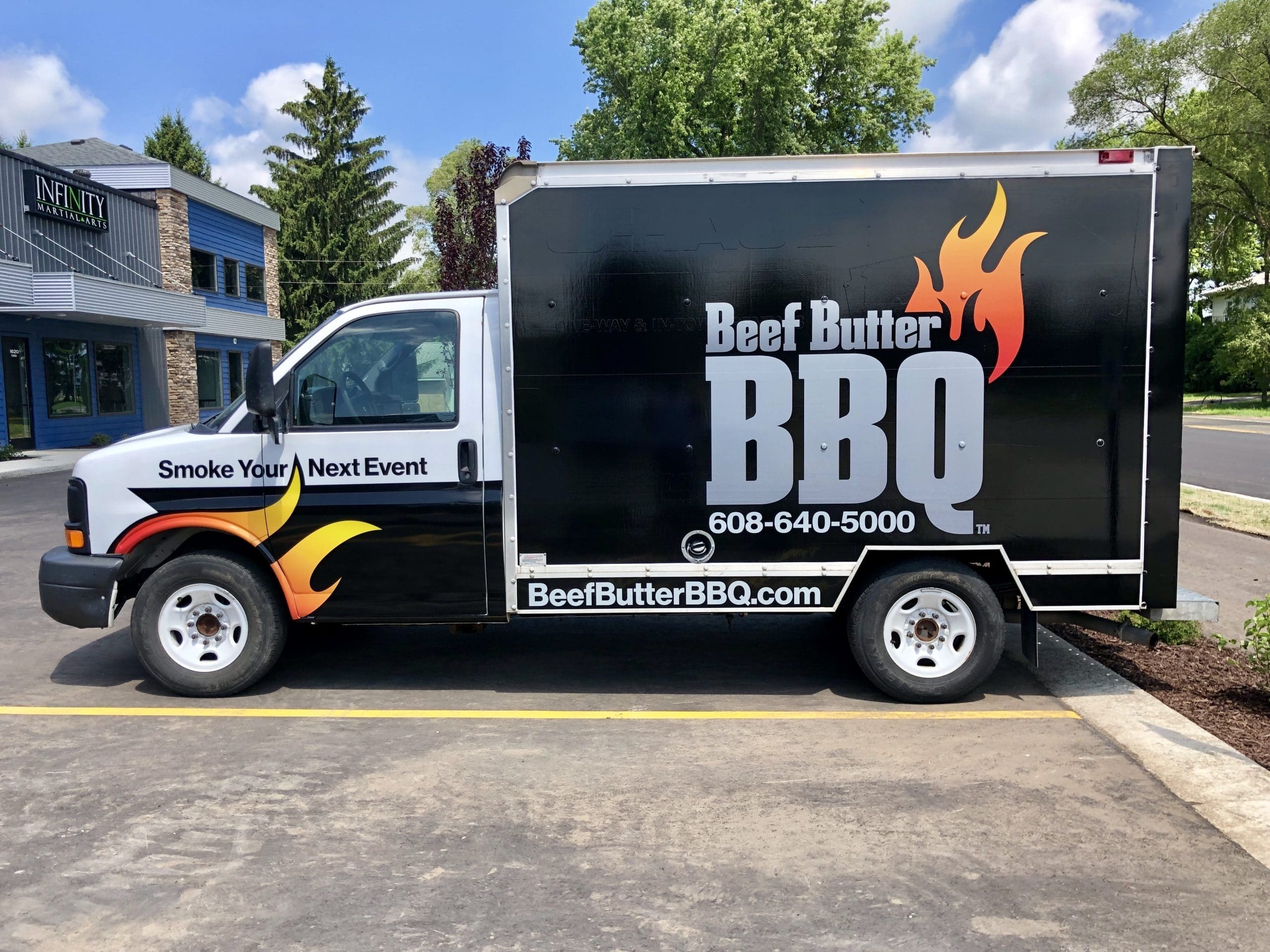 Graphics Wrapped on van