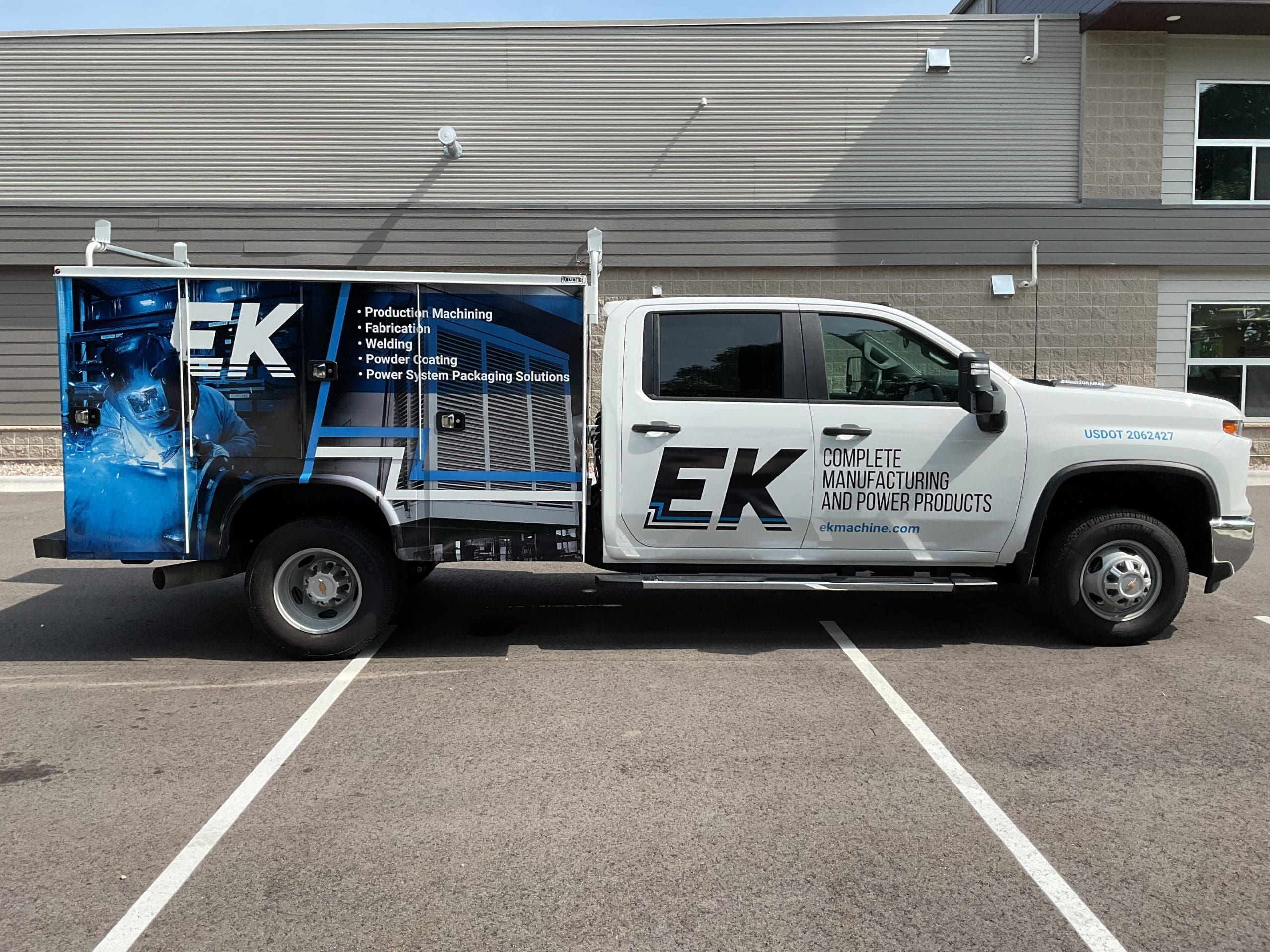 Graphics Wrapped on van