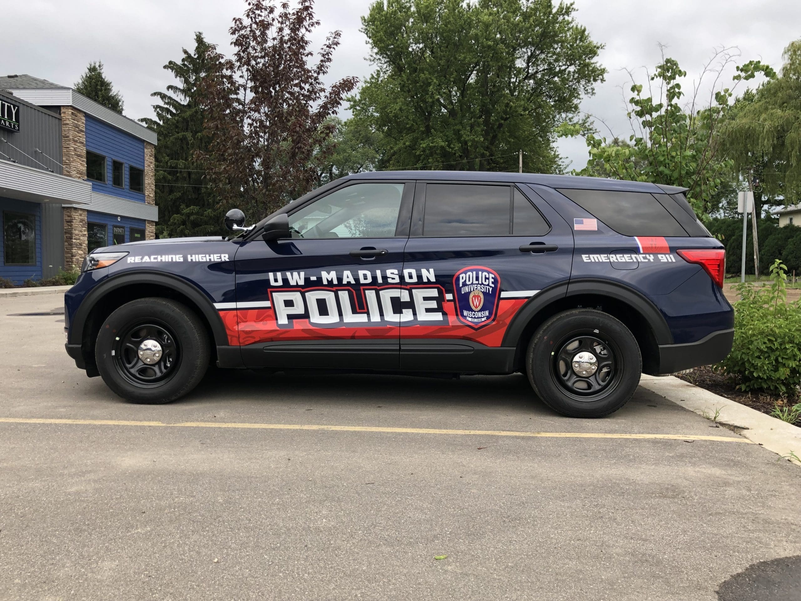 Graphics on car