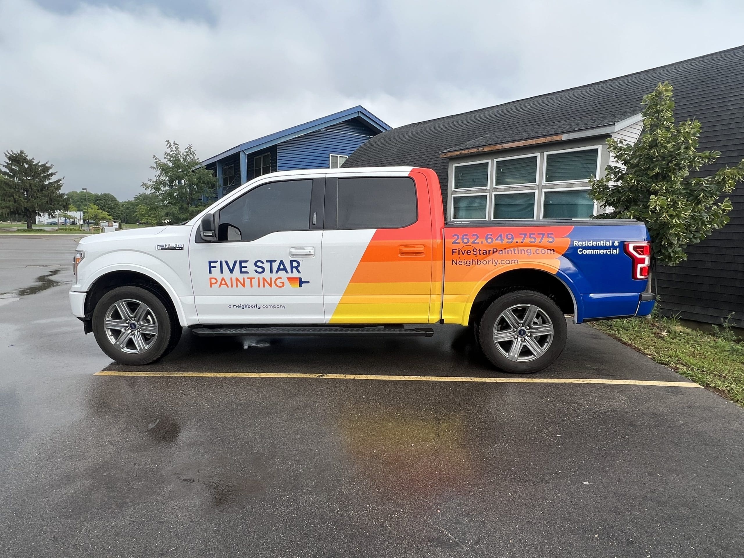 Graphics on car