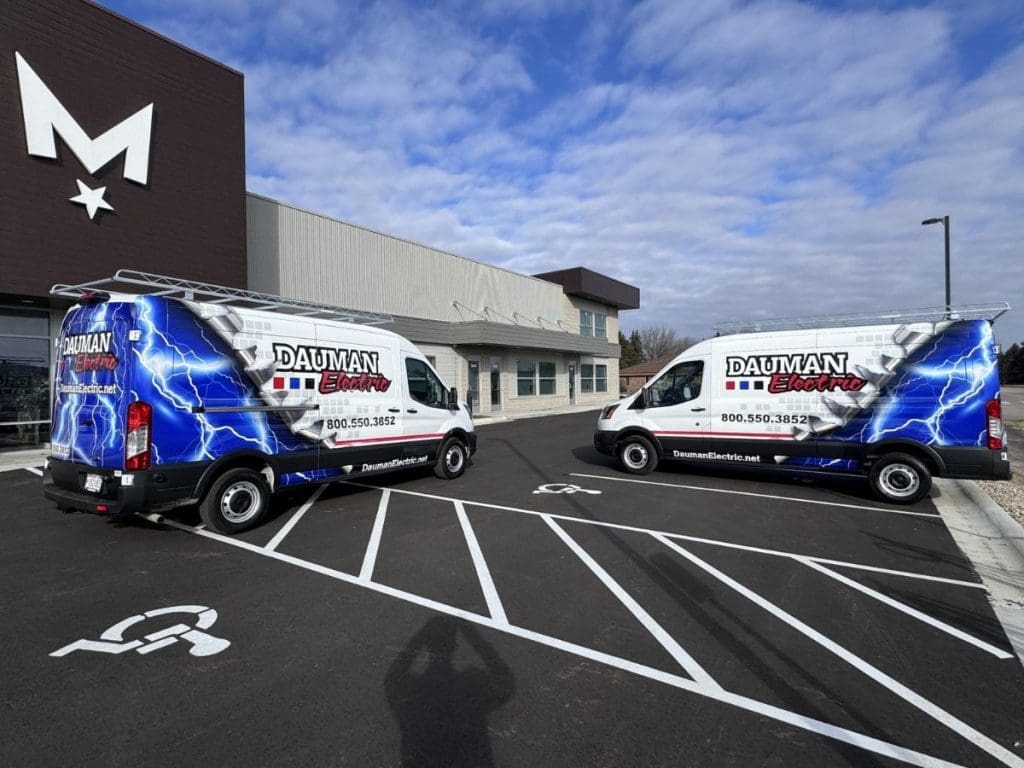 Dauman Electric Fleet graphic & wrap in Madison WI